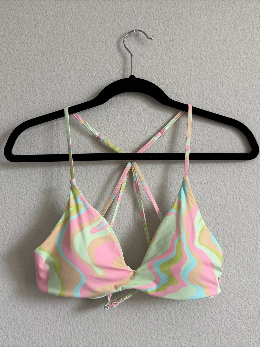 Roxy Reversible Triangle Bikini Top Juniors Large